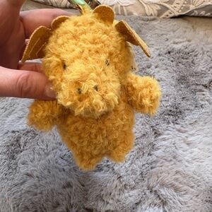 Jellycat Little Golden Dragon Bag Charm BNWT HTF rare and retired